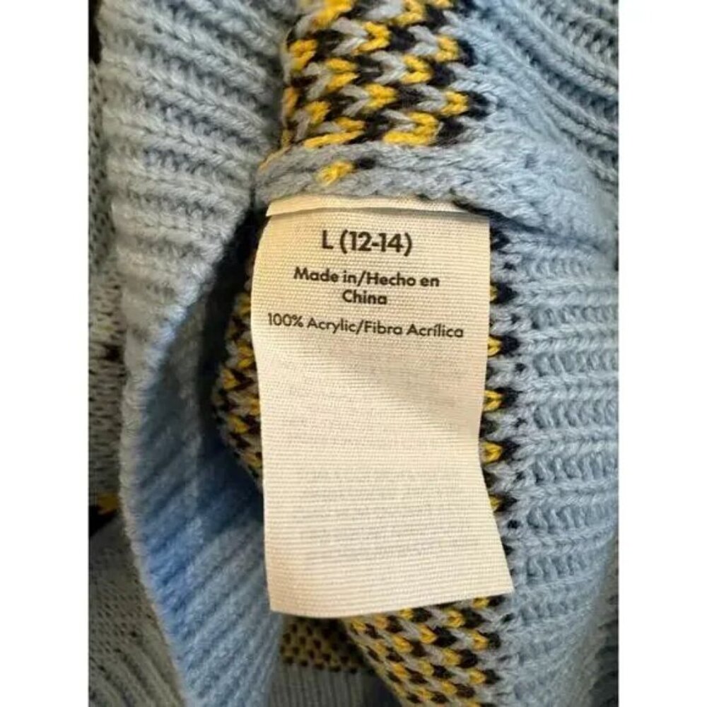 Stranger Things Scottie Dog Blue Sweater Large L - Picture 7 of 7